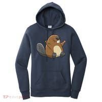 Rodent Beaver Funny Beaver Costume Cool Beaver Women's Hoodie thumb 0