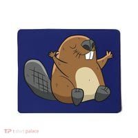 Rodent Beaver Funny Beaver Costume Cool Beaver Mousepad thumb 0