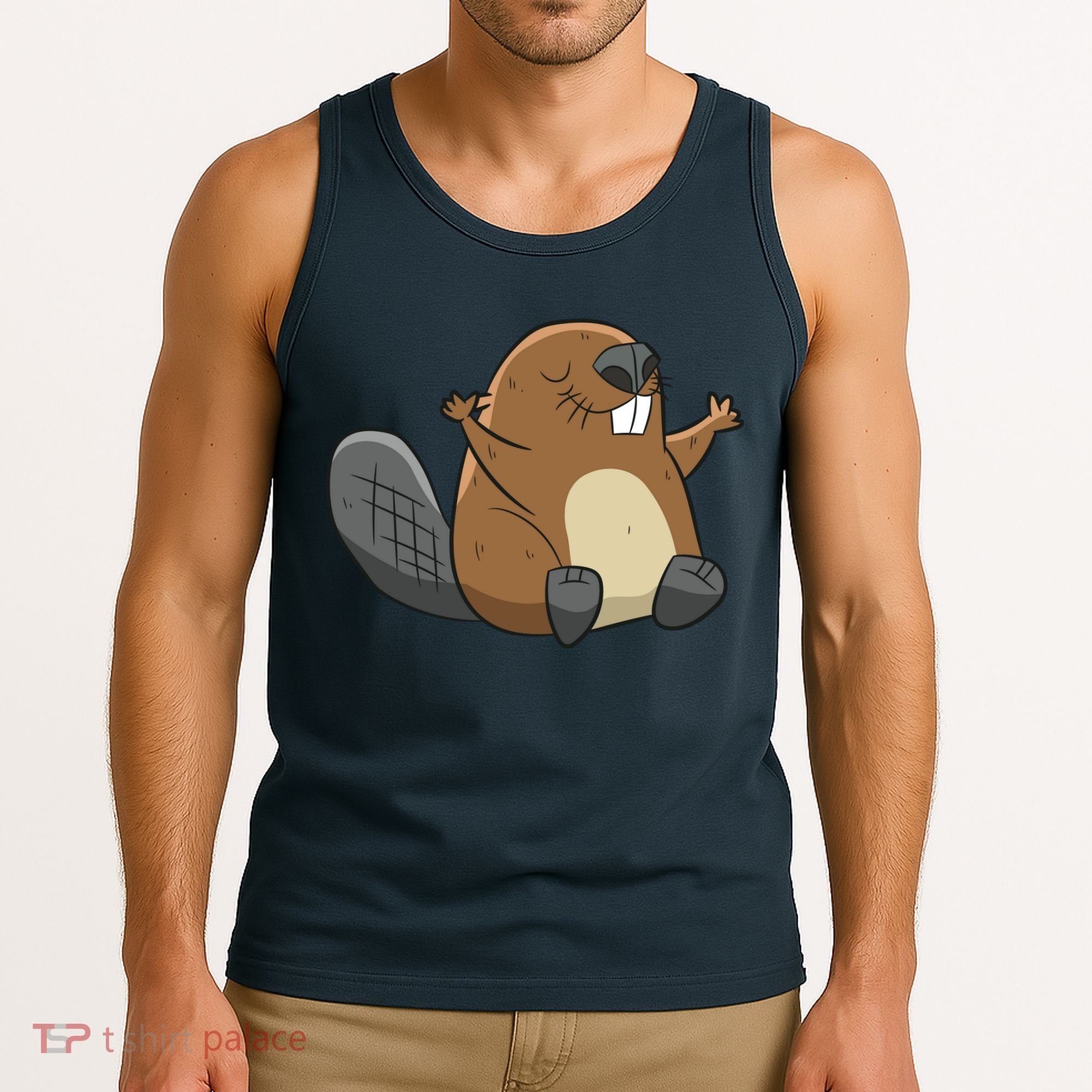 Rodent Beaver Funny Beaver Costume Cool Beaver Tank Top