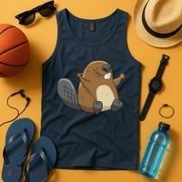 Rodent Beaver Funny Beaver Costume Cool Beaver Tank Top thumb 4