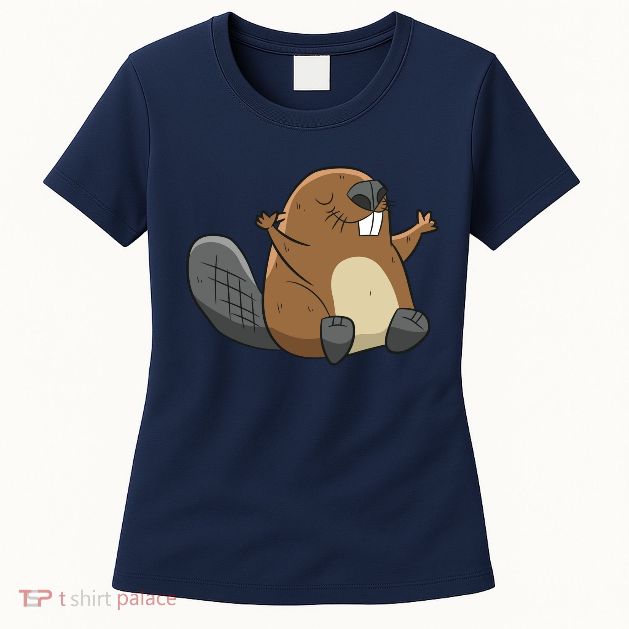 Rodent Beaver Funny Beaver Costume Cool Beaver Women's T-Shirt