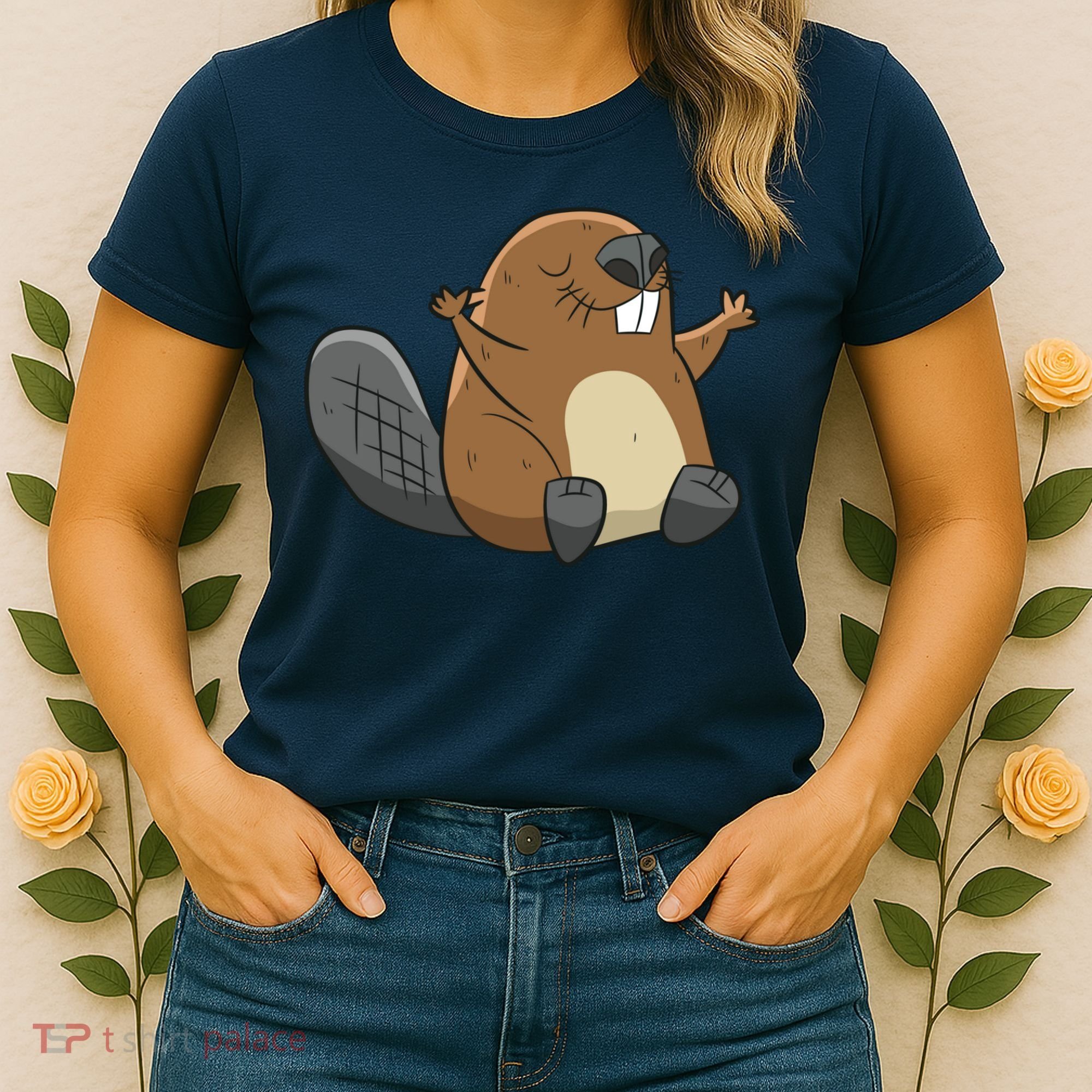Rodent Beaver Funny Beaver Costume Cool Beaver Women's T-Shirt
