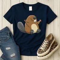 Rodent Beaver Funny Beaver Costume Cool Beaver Women's T-Shirt thumb 3