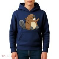 Rodent Beaver Funny Beaver Costume Cool Beaver Kids Hoodie thumb 4