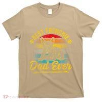Retro Best Frenchie Dad Ever French Bulldog Dog Fathers Day T-Shirt thumb 0