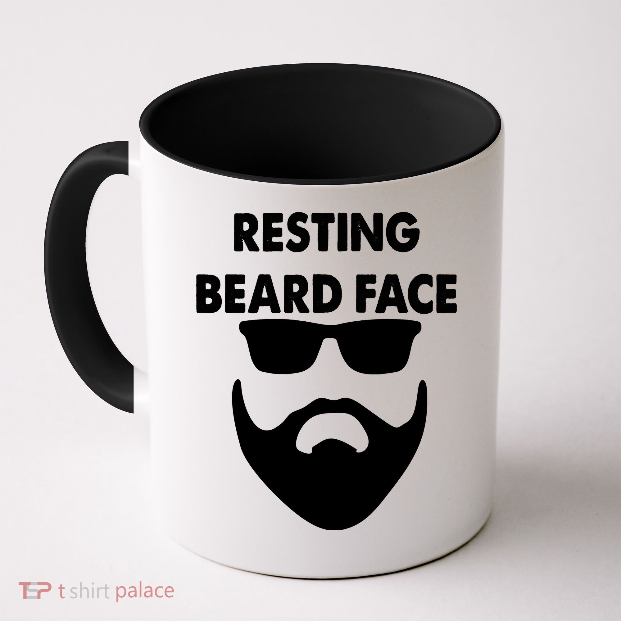 Resting Beard Face Funny Beard Coffee Mug
