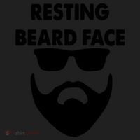 Resting Beard Face Funny Beard Beanie thumb 2