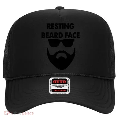 Resting Beard Face Funny Beard Hat