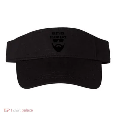 Resting Beard Face Funny Beard Visor