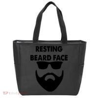Resting Beard Face Funny Beard Tote Bag thumb 0