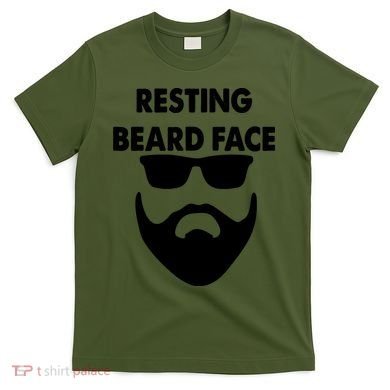 Resting Beard Face Funny Beard T-Shirt