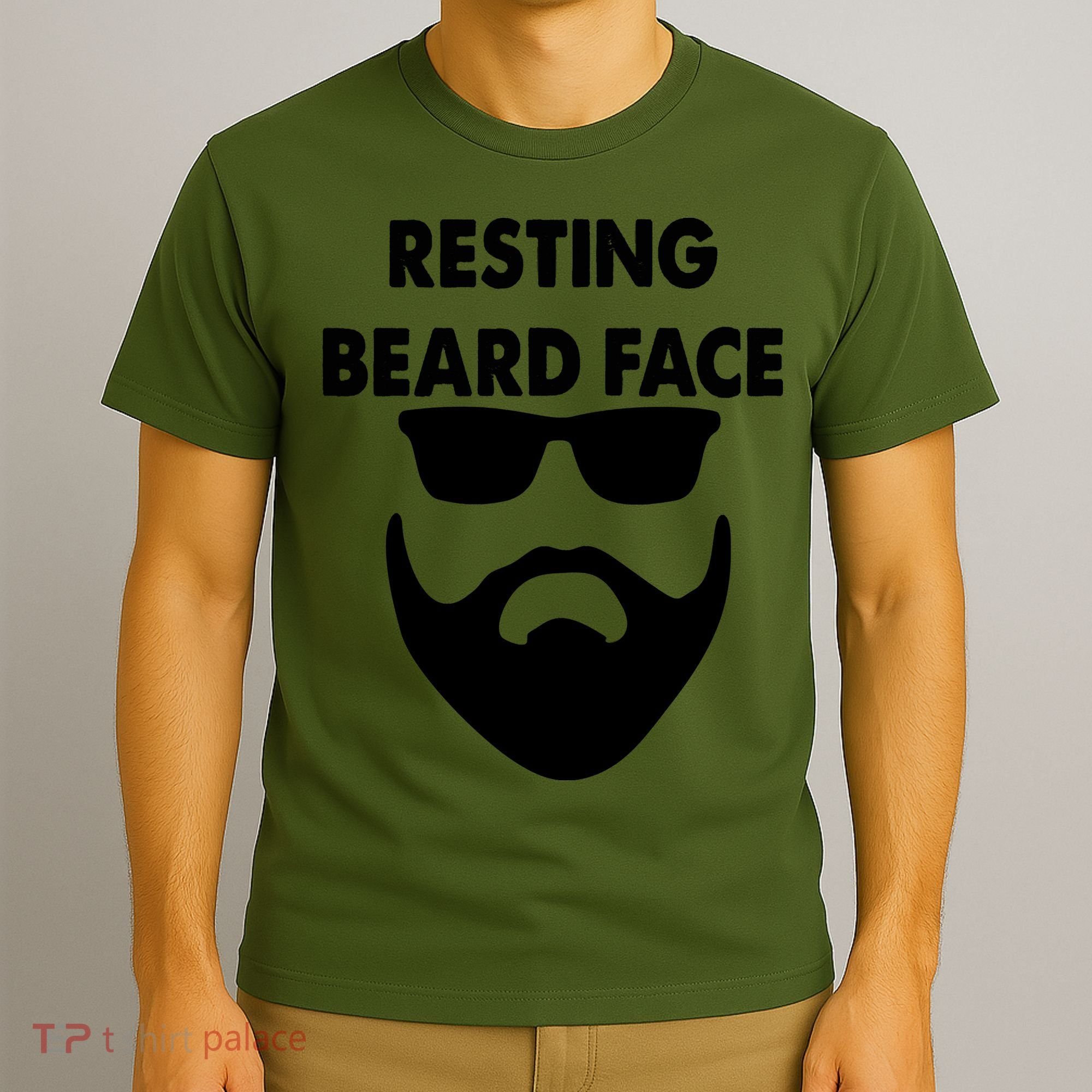 Resting Beard Face Funny Beard T-Shirt
