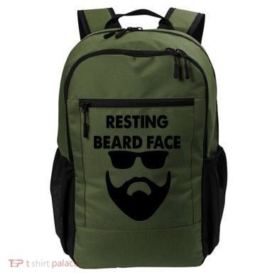 Resting Beard Face Funny Beard Backpack
