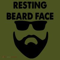 Resting Beard Face Funny Beard Backpack thumb 2