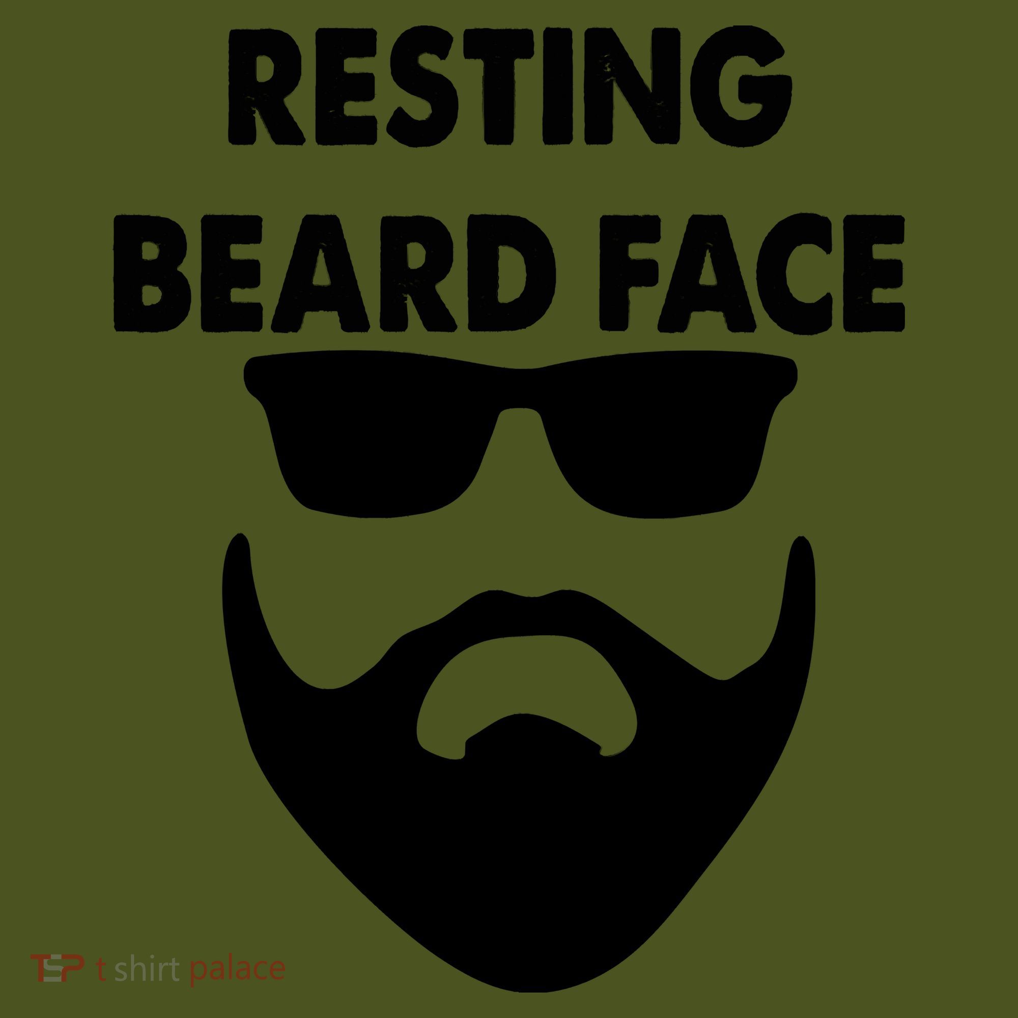 Resting Beard Face Funny Beard Backpack