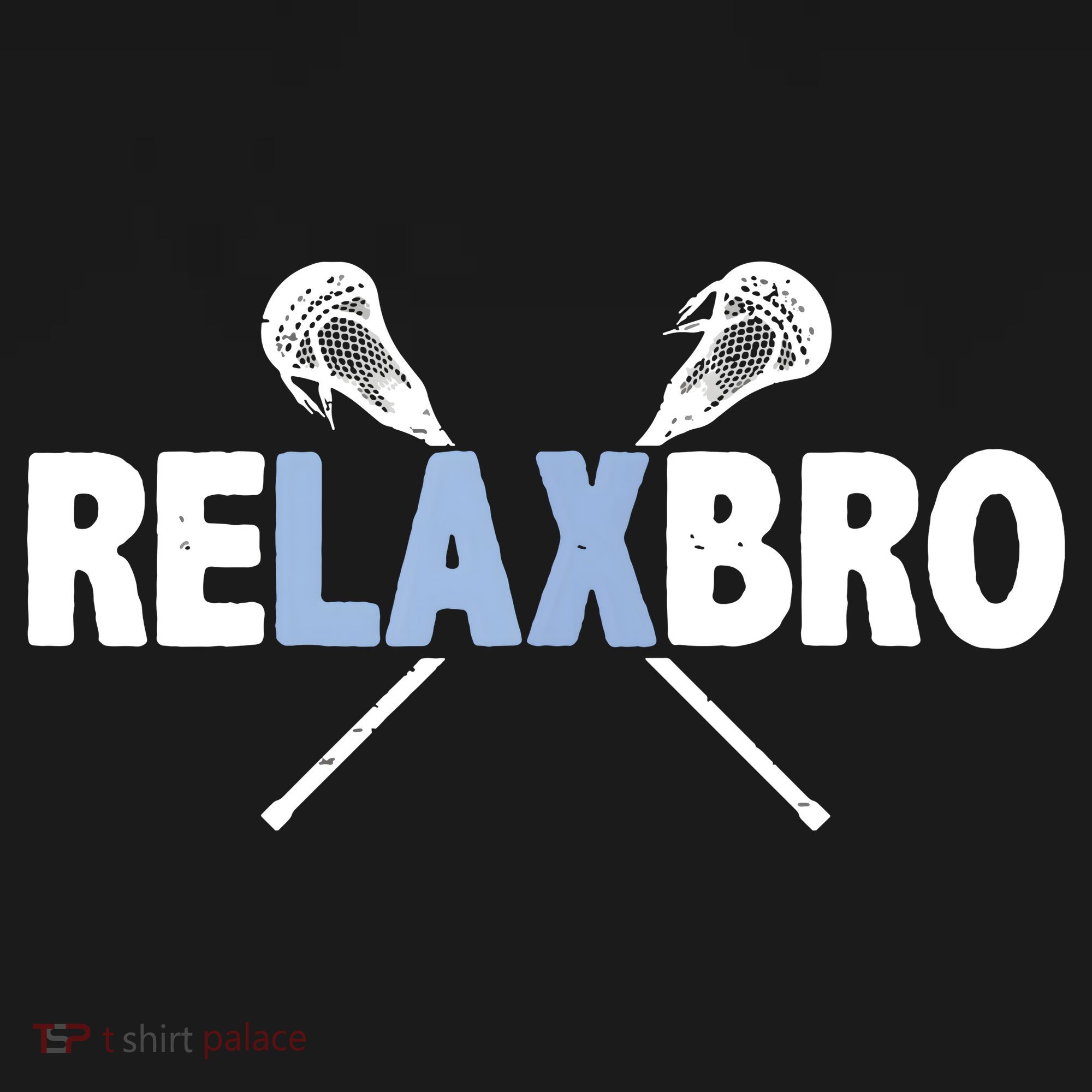 RELAX BRO Funny Lacrosse Player Lax Lover Joke Ornament