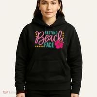 Resting Beach Face Funny Summer Hoodie thumb 5