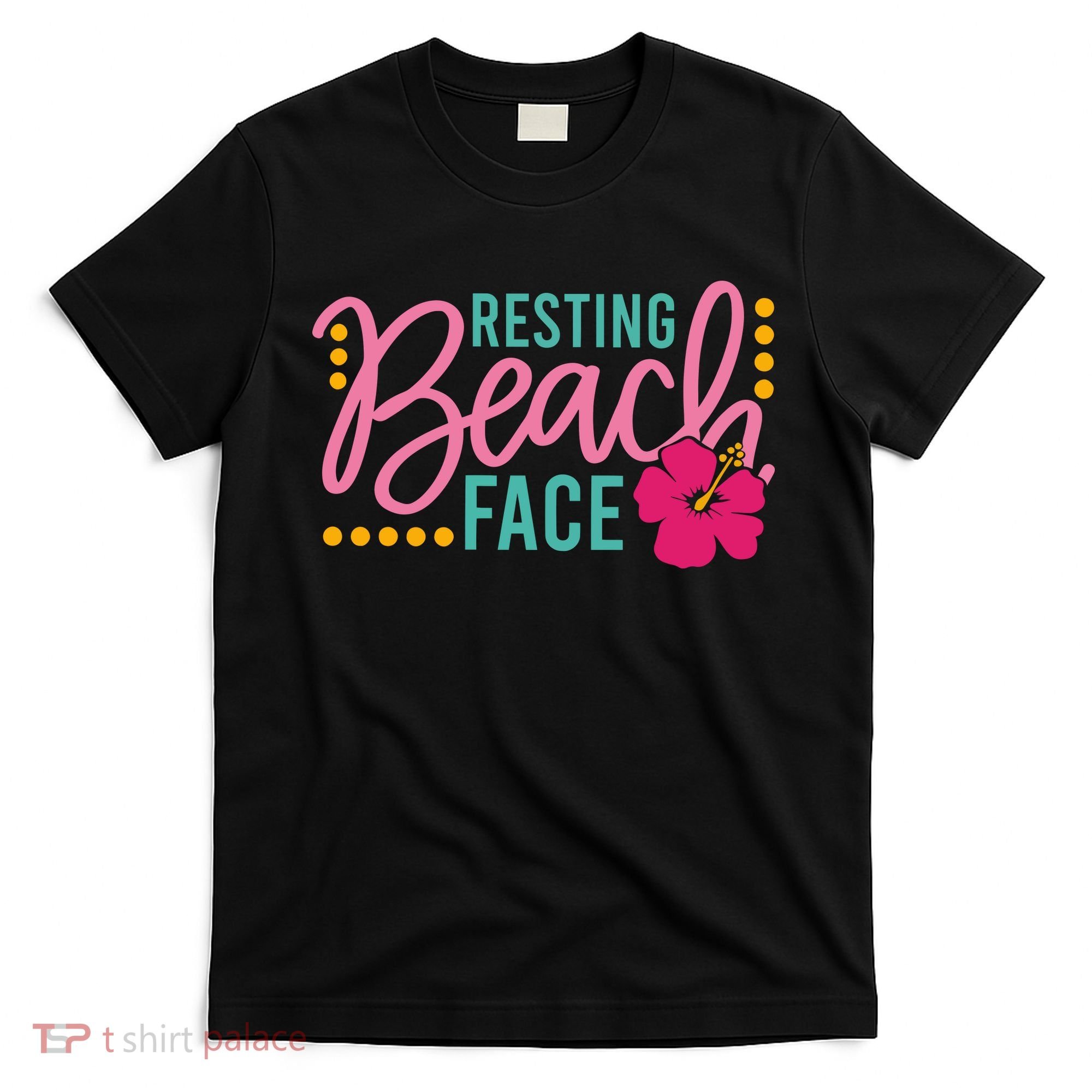 Resting Beach Face Funny Summer T-Shirt