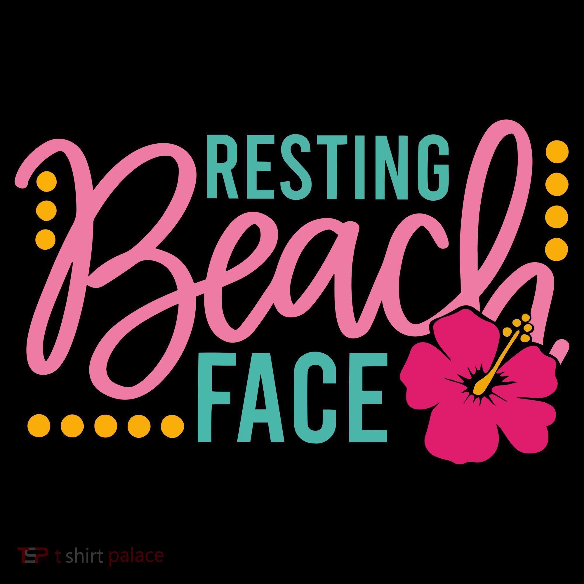 Resting Beach Face Funny Summer Women's Hoodie