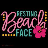 Resting Beach Face Funny Summer Kids Hoodie thumb 5