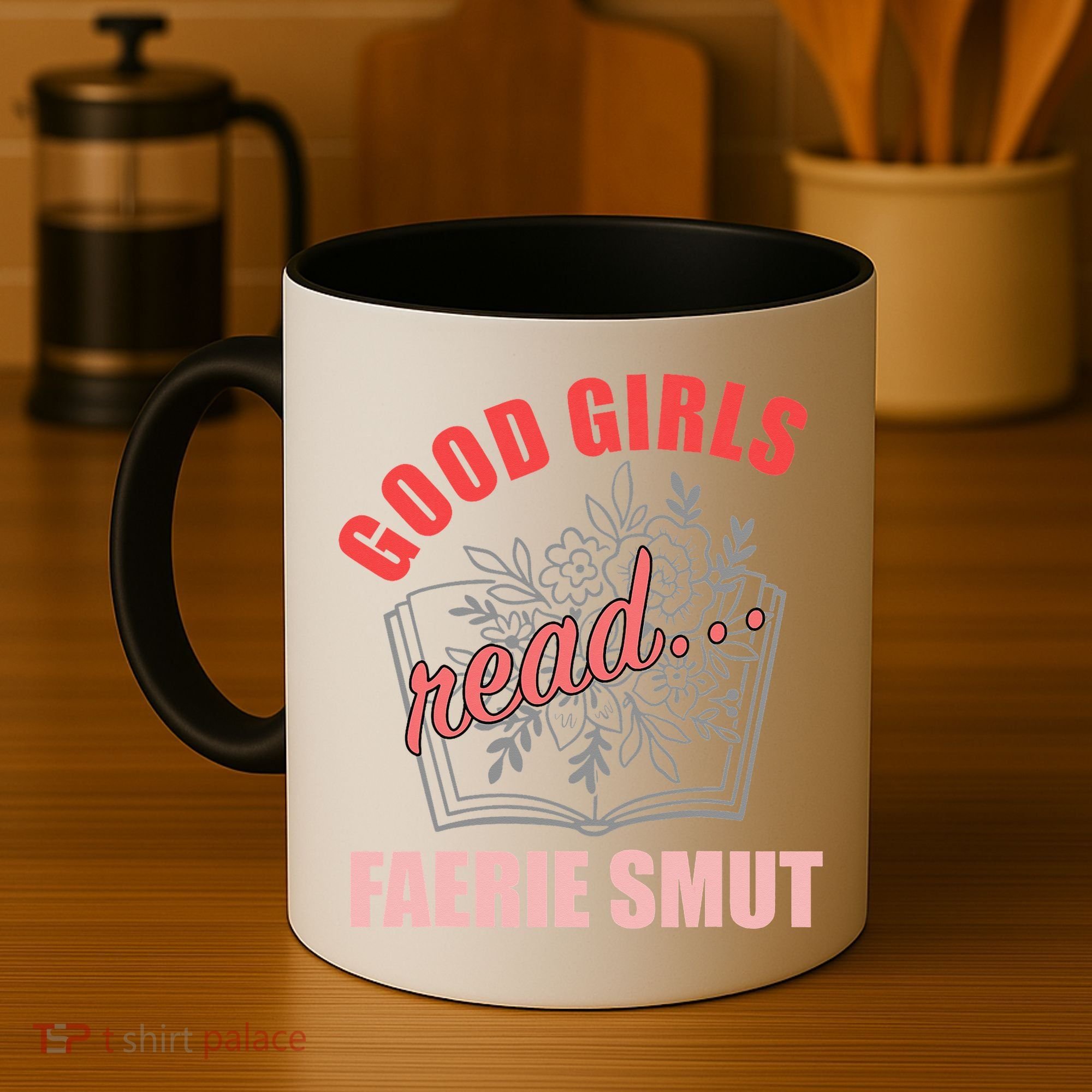 Romantasy Books Fairy Tales Spicy Book Lover Good Read Coffee Mug