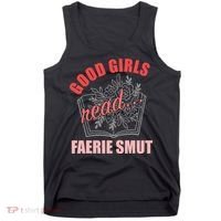 Romantasy Books Fairy Tales Spicy Book Lover Good Read Tank Top thumb 0