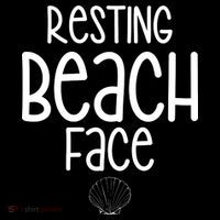 Resting Beach Face Funny Vacation Mousepad thumb 1