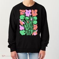 Retro Boho Flowers Floral Pattern Women's Sweatshirt thumb 0