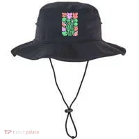 Retro Boho Flowers Floral Pattern Bucket Hat thumb 0