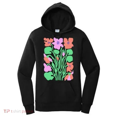 Retro Boho Flowers Floral Pattern Women's Hoodie