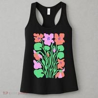 Retro Boho Flowers Floral Pattern Women's Tank Top thumb 3
