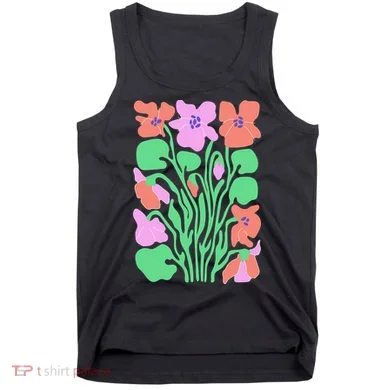Retro Boho Flowers Floral Pattern Tank Top