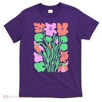 Retro Boho Flowers Floral Pattern T-Shirt thumb 0
