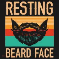 Resting Beard Face Beard Lover Bearded Guy Mustache T-Shirt thumb 7