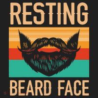 Resting Beard Face Beard Lover Bearded Guy Mustache Beanie thumb 2