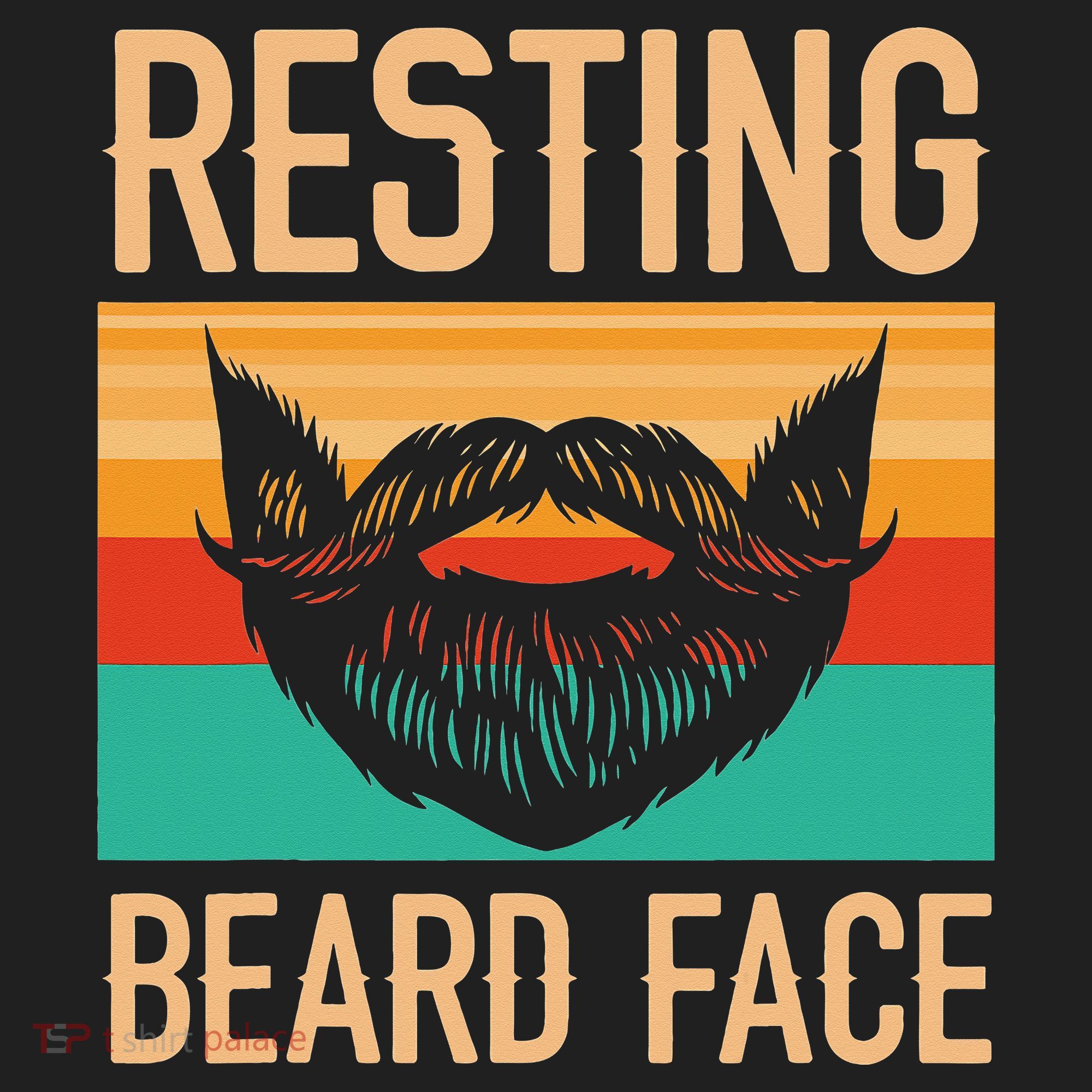Resting Beard Face Beard Lover Bearded Guy Mustache Beanie