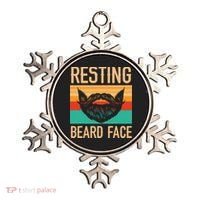 Resting Beard Face Beard Lover Bearded Guy Mustache Ornament thumb 0