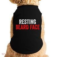 Resting Beard Face Funny Beard Parody Bearded Doggie Tank thumb 0