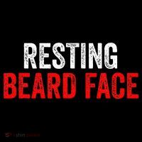 Resting Beard Face Funny Beard Parody Bearded Sweatshirt thumb 3