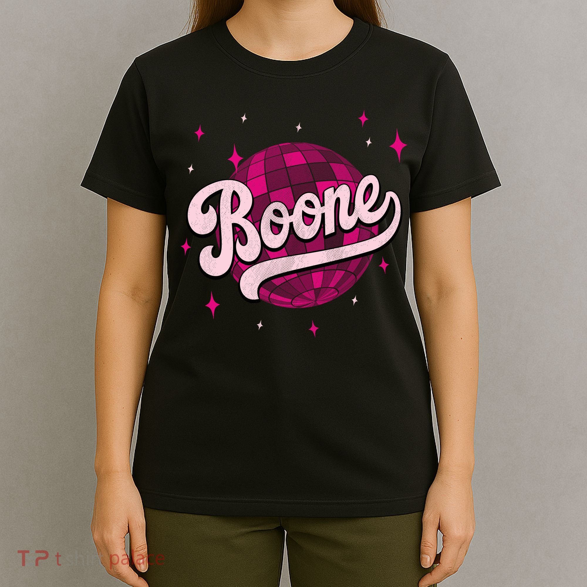 Retro Boone First Name I Love Boone 80's Vintage T-Shirt