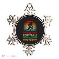 Retro Best Football Dad Ever Football Lover Fathers Day Gift Ornament thumb 0