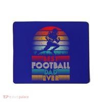 Retro Best Football Dad Ever Football Lover Fathers Day Gift Mousepad thumb 0