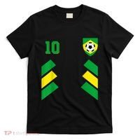 Retro10 Brazilian Football Brazil Soccer Brazil Flag T-Shirt thumb 0