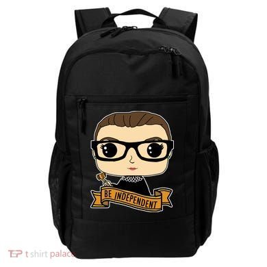 RBG Be Independent Cartoon Ruth Ginsburg Backpack