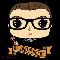 RBG Be Independent Cartoon Ruth Ginsburg Coffee Mug thumb 5