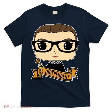 RBG Be Independent Cartoon Ruth Ginsburg T-Shirt