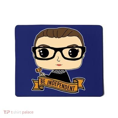 RBG Be Independent Cartoon Ruth Ginsburg Mousepad