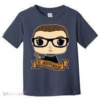 RBG Be Independent Cartoon Ruth Ginsburg Toddler T-Shirt thumb 0