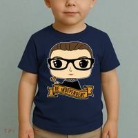RBG Be Independent Cartoon Ruth Ginsburg Toddler T-Shirt thumb 2
