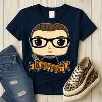 RBG Be Independent Cartoon Ruth Ginsburg Women's T-Shirt thumb 3